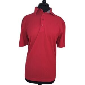 Chick Fil A Oobe Red Polo Team Uniform Shirt M EUC